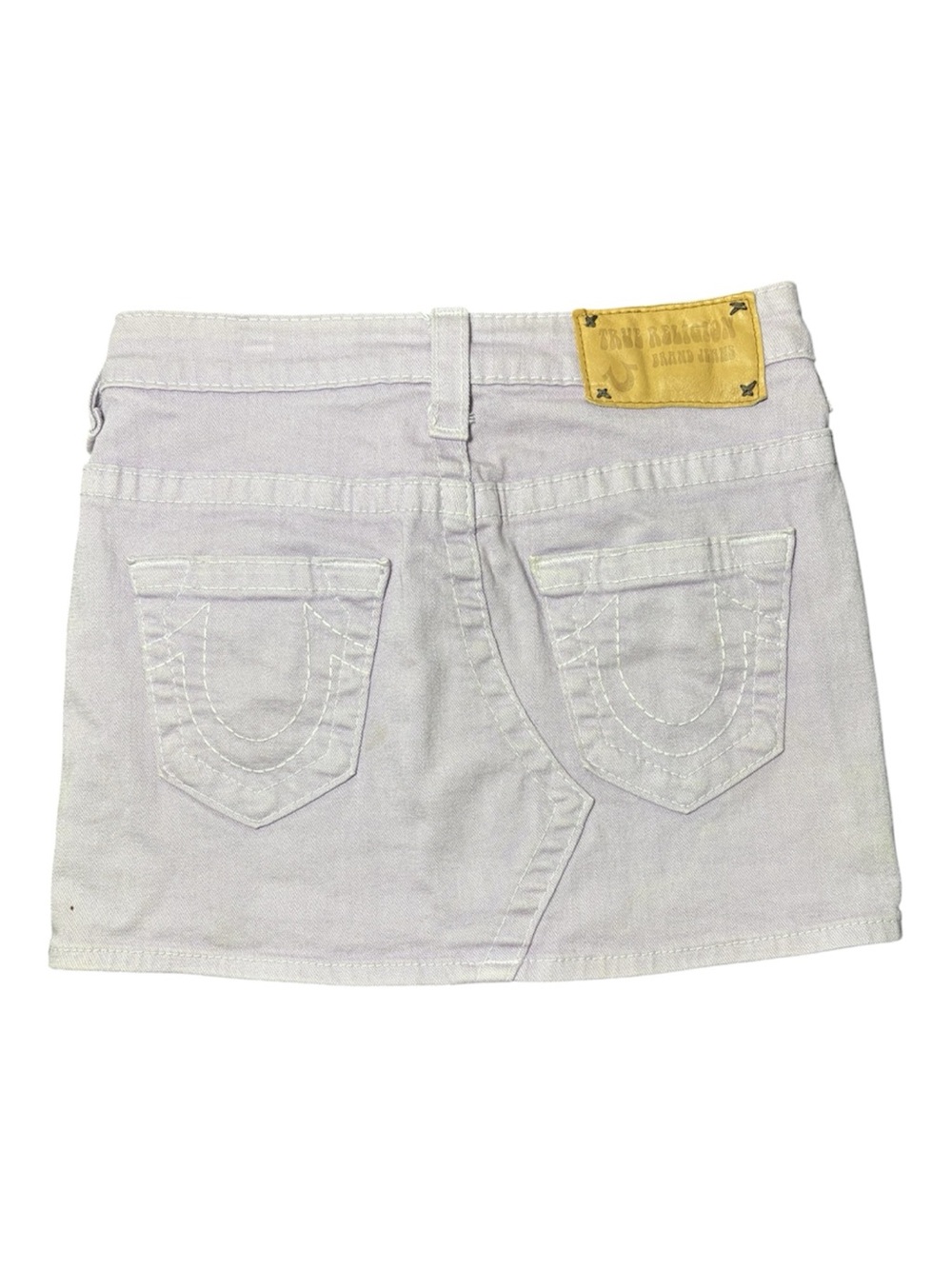TRUE RELIGION Y2K Levander Denim Mini Skirt